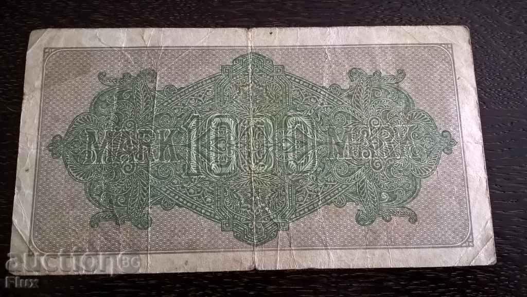Delivery of Reich banknote - Germany - 1000 marks 1922 Delivery of Reich banknote - Germany - 1000 marks 1922
