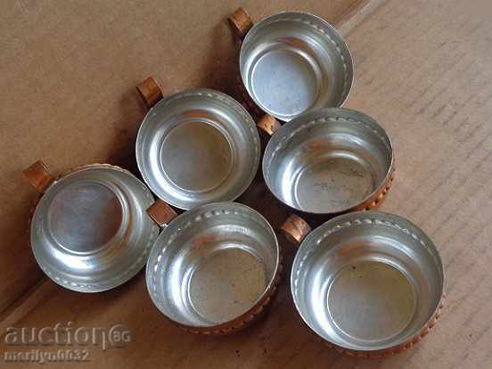 Auction Copper pots cups coffee cup bakery service Auction Copper pots cups coffee cup bakery service