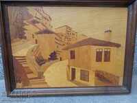 Picture frame in wood "Tarnovo Gurko Str." INTRASIA landscape