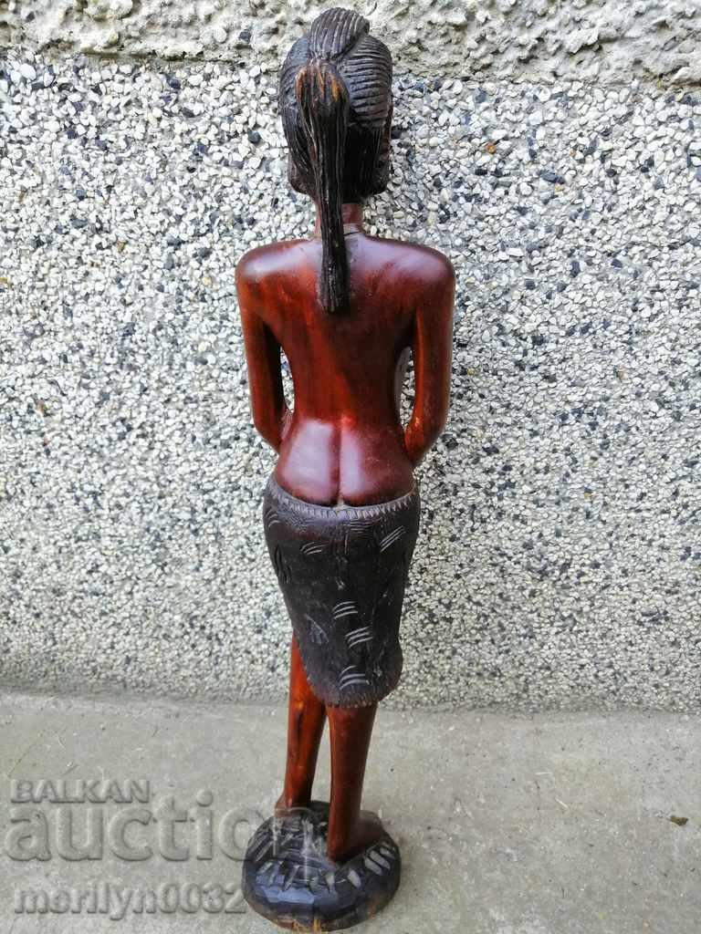 Delivery of Statue of mahogany, figure, statue, figure, plastic 70 cm Delivery of Statue of mahogany, figure, statue, figure, plastic 70 cm