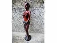 Статуетка от махагон, фигура,статуя, фигурка, пластика 70 см