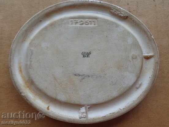 Auction  Old porcelain picture, porcelain, beginning of the twentieth century