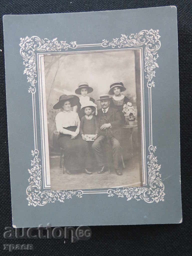 OLD PHOTO - CARDBOARD - 1912 - GYURGEVO - 0019