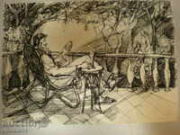 ζωγραφική με μελάνι,