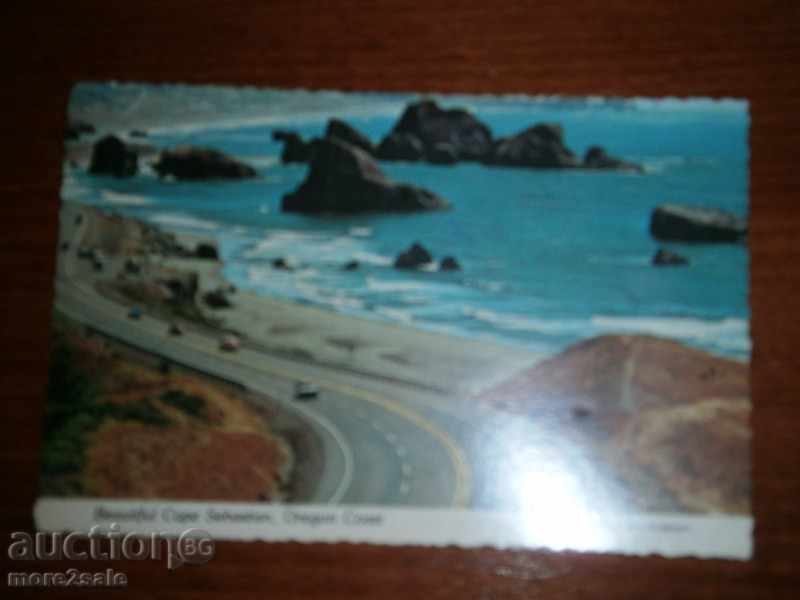 Old postcard OREGON COAST USA - OREGON USA -8O-THE YEARS