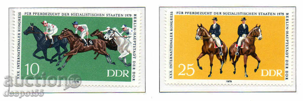 1979. επιλογή Κογκρέσο GDR.Mezhdunaroden των αλόγων ιπποδρομιών