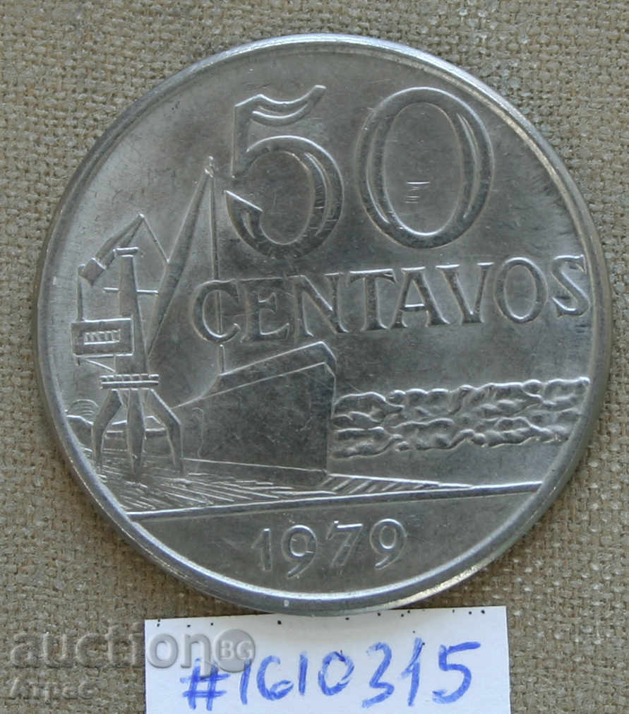 50 tsentavos 1979 Brazilia