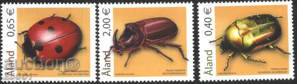 mărcile curate Fauna Insecte Beetles din 2006 Åland