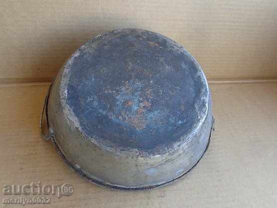Old tin tin copper pot, bakery pan tray pan pan - 6 Old tin tin copper pot, bakery pan tray pan pan - 6