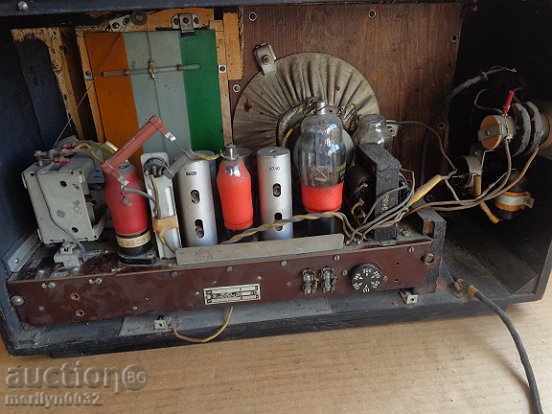 Old Philips radio, radio set, lamp - 5