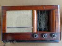 Old Philips radio, radio set, lamp