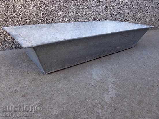 Old galvanized basin, trough, pot, household vessel USSR with price 68.00 BGN | € 34.77