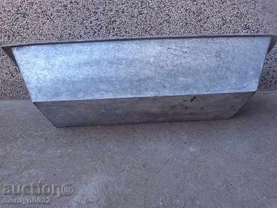 Delivery of Old galvanized basin, trough, pot, household vessel USSR
