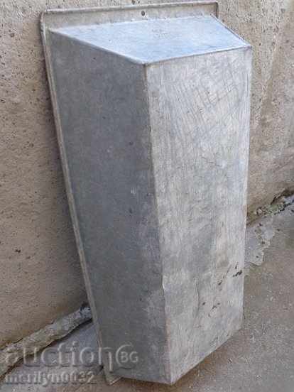 Old galvanized basin, trough, pot, household vessel USSR - 7