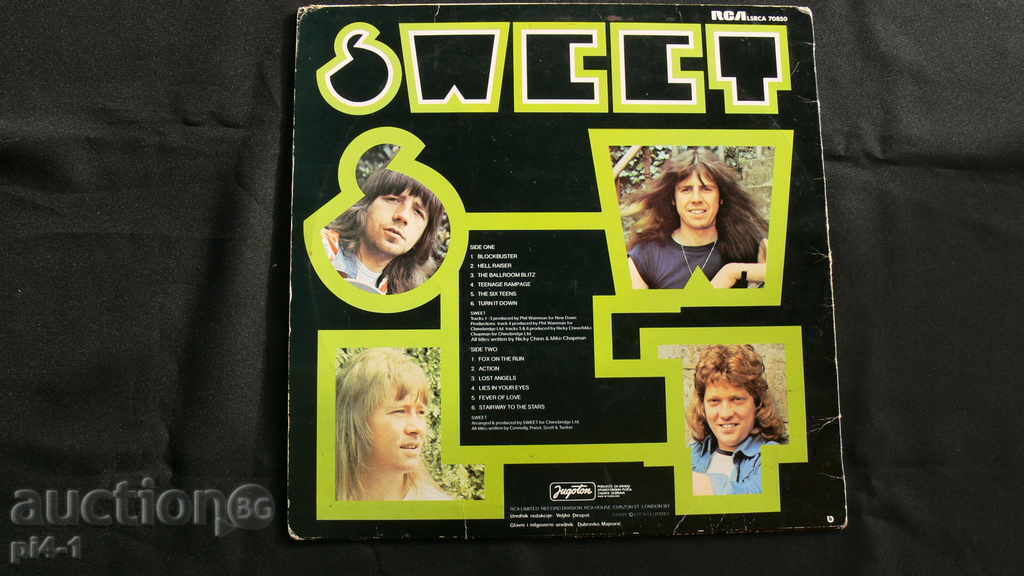 SWEET PLATE - THE GOLDEN GREATS VERY RARE YUGO PRESS LP 1977 with price 40.00 BGN | € 20.45 SWEET PLATE - THE GOLDEN GREATS VERY RARE YUGO PRESS LP 1977 with price 40.00 BGN | € 20.45