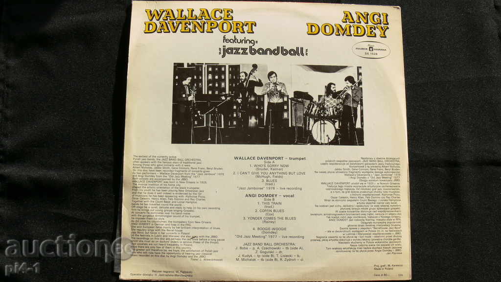 PLACE Polish JAZZ Wallace Davenport & Angi Domdey with price 30.00 BGN | € 15.34 PLACE Polish JAZZ Wallace Davenport & Angi Domdey with price 30.00 BGN | € 15.34