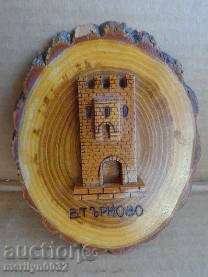 Delivery of Souvenir of wood, the typed entrance of Tsarevets PANO Bulgaria Delivery of Souvenir of wood, the typed entrance of Tsarevets PANO Bulgaria