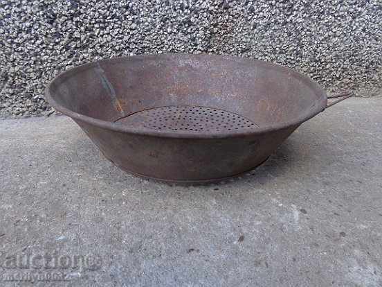 An old metal sieve with price 29.00 BGN | € 14.83