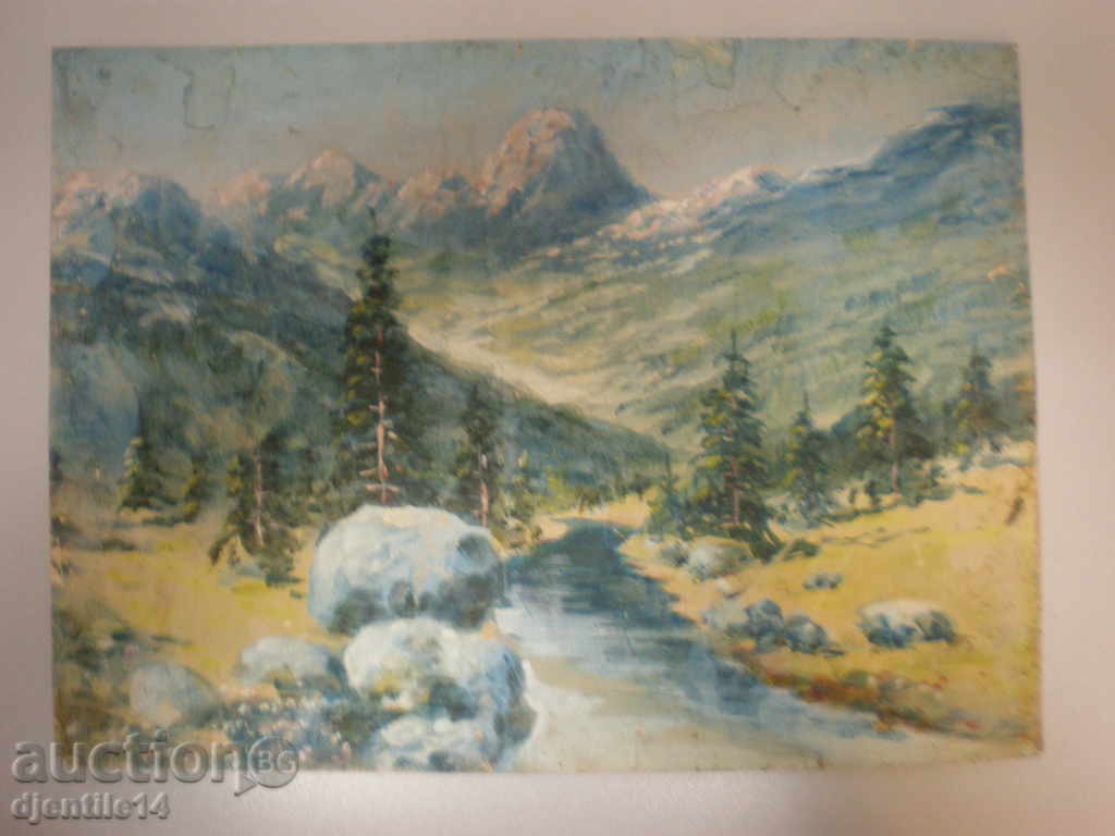 watercolor painting.