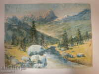 ζωγραφική με ακουαρέλα.