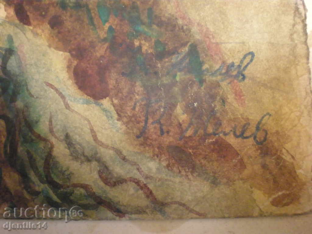 Παράδοση ζωγραφική - ακουαρέλα, υπογεγραμμένη. Παράδοση ζωγραφική - ακουαρέλα, υπογεγραμμένη.