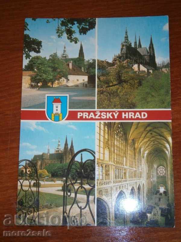 Card - Pražský hrad - CZECHOSLOVAKIA - 70-80