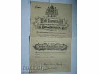 Diploma for the Order "For Merit Merit" IV degree from 1926