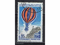1971. France. 100 years airmail with balloons.