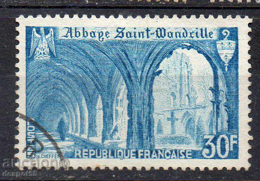 1951. Γαλλία. Στ Wandrille - μοναστήρι στη Νορμανδία.