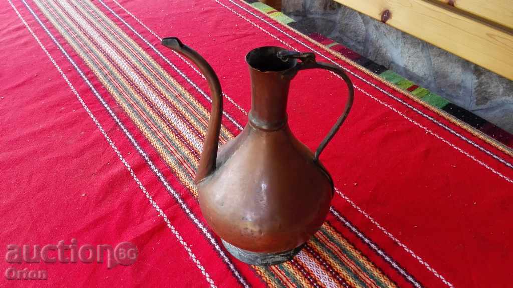 Auction Old copper hibiscus Auction Old copper hibiscus