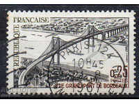 1967. Γαλλία. Η μεγάλη γέφυρα στο Bordeaux.