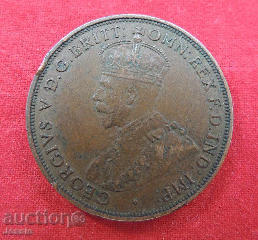 Delivery of 1 Penny 1917 Australia - CLEAR AND CUT DETAILS, FOR COLLECTION Delivery of 1 Penny 1917 Australia - CLEAR AND CUT DETAILS, FOR COLLECTION