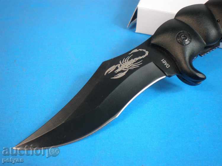Foldable Scorpion DA61-c13 CR13 knife, size 95x225 with price 16.00 BGN | € 8.18 Foldable Scorpion DA61-c13 CR13 knife, size 95x225 with price 16.00 BGN | € 8.18