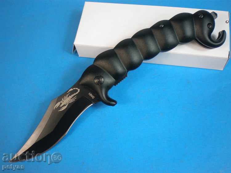 Нож сгъваем на  Scorpion DA61 -ст3 CR13 ,размери 95x225