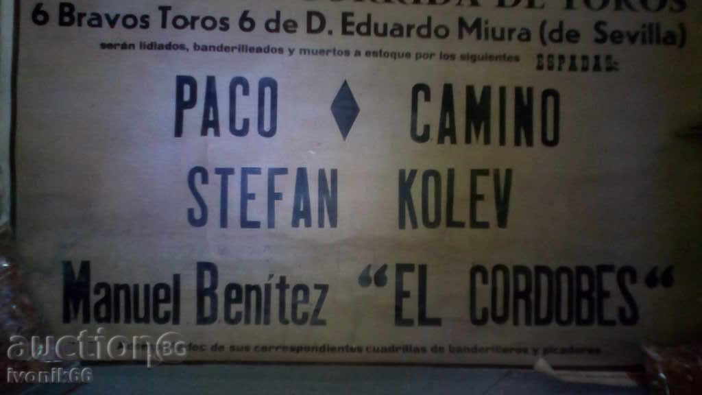 Auction  The First Matador BULGARIAN - UNIQUE! Huge size over 1m