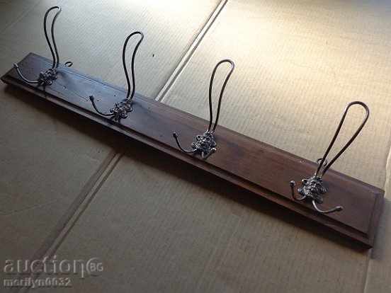 An old bourgeois coat of walnut forged wrought iron - 7 An old bourgeois coat of walnut forged wrought iron - 7