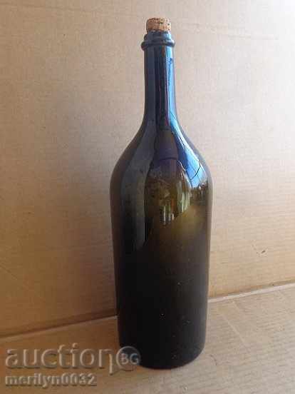 Antique blown wine bottle bottle, jar, damajana Antique blown wine bottle bottle, jar, damajana