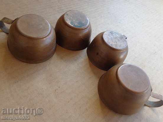 Coffee shop, bakery, copper pot, cups, cups with price 28.00 BGN | € 14.32 Coffee shop, bakery, copper pot, cups, cups with price 28.00 BGN | € 14.32