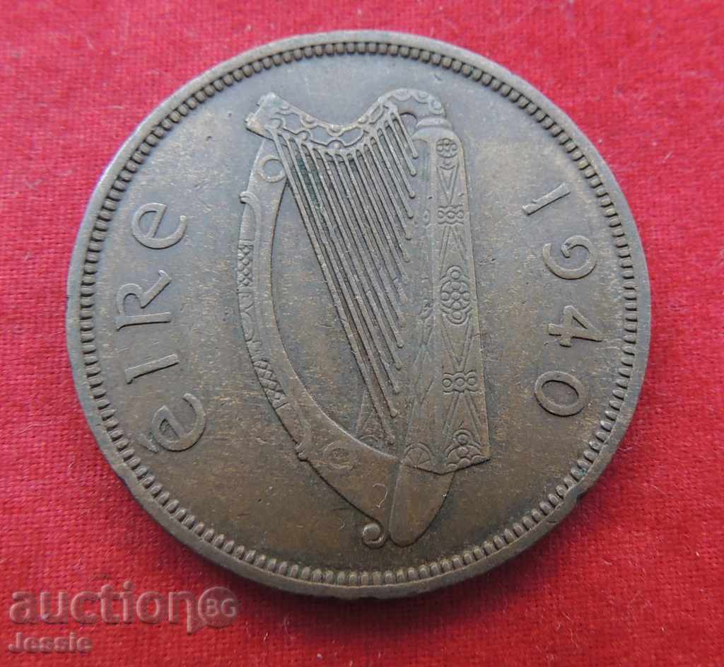 1 пени 1940 г. Ирландия