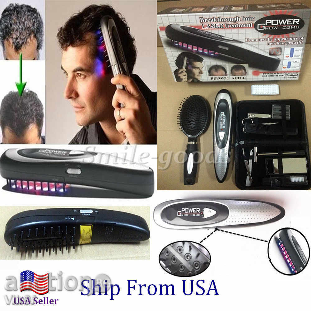 Доставка на Четка стимулираща разтеж на коса при ранно оплишевяване