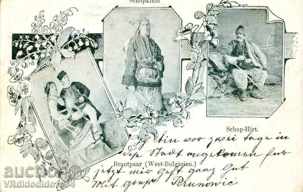 Călătorește vedere Bulgkh. Costume 1901 PUȚIN LION 10/50