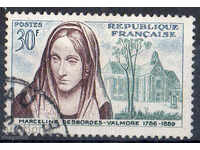1959. Franța. Marceline Desbordes (1786-1859), poet.