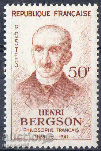 1959. Franța. Henry Bergson (1859-1941), filosof.
