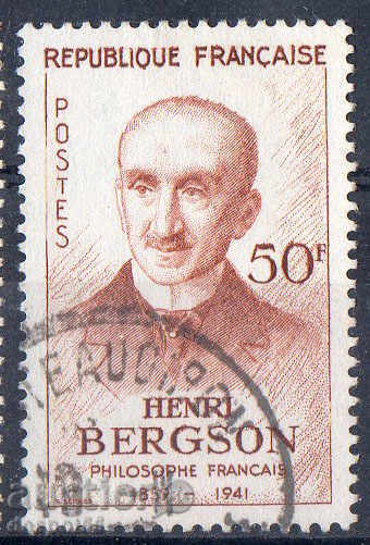 1959. Franța. Henry Bergson (1859-1941), filosof.