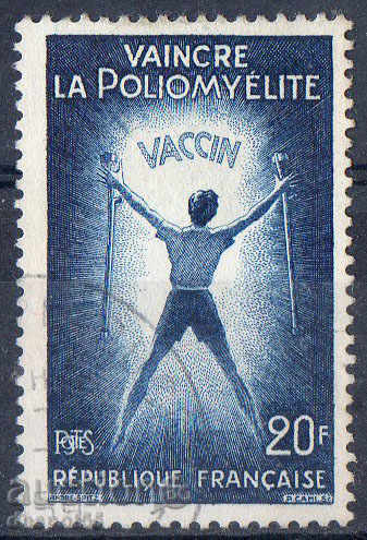 1959. Франция. Борба срещу полиомелита.
