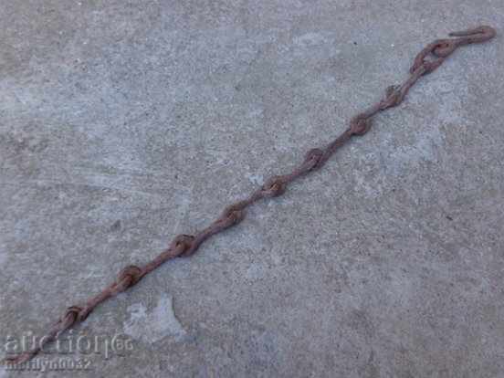 Auction Hand forged chain chain, wrought iron crochet hook Auction Hand forged chain chain, wrought iron crochet hook