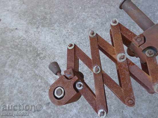 Steel stand from industrial lamp with extension and number - 7 Steel stand from industrial lamp with extension and number - 7