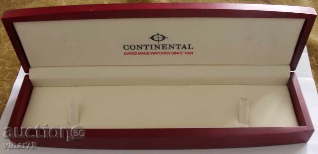Livrarea cutie de lemn ceas de mână CONTINENTAL