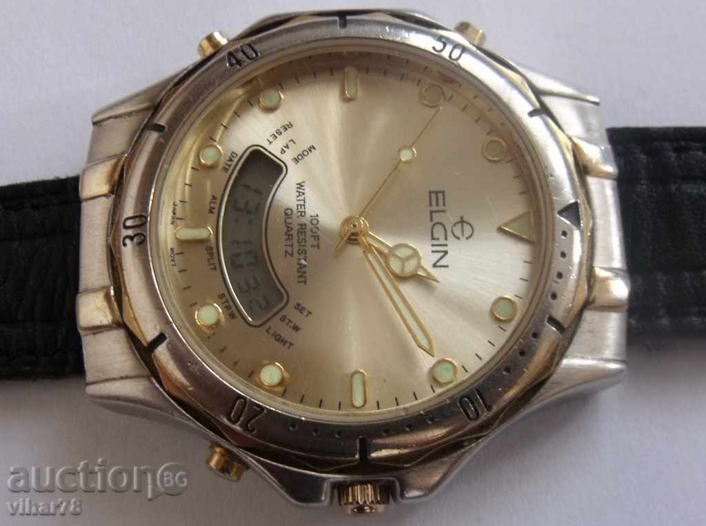 ELJIN-QUARTZ MENS CLOCK with price 69.00 BGN | € 35.28 ELJIN-QUARTZ MENS CLOCK with price 69.00 BGN | € 35.28