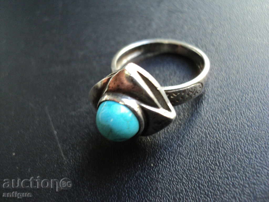 RING SILVER WITH STONE. - 6 RING SILVER WITH STONE. - 6